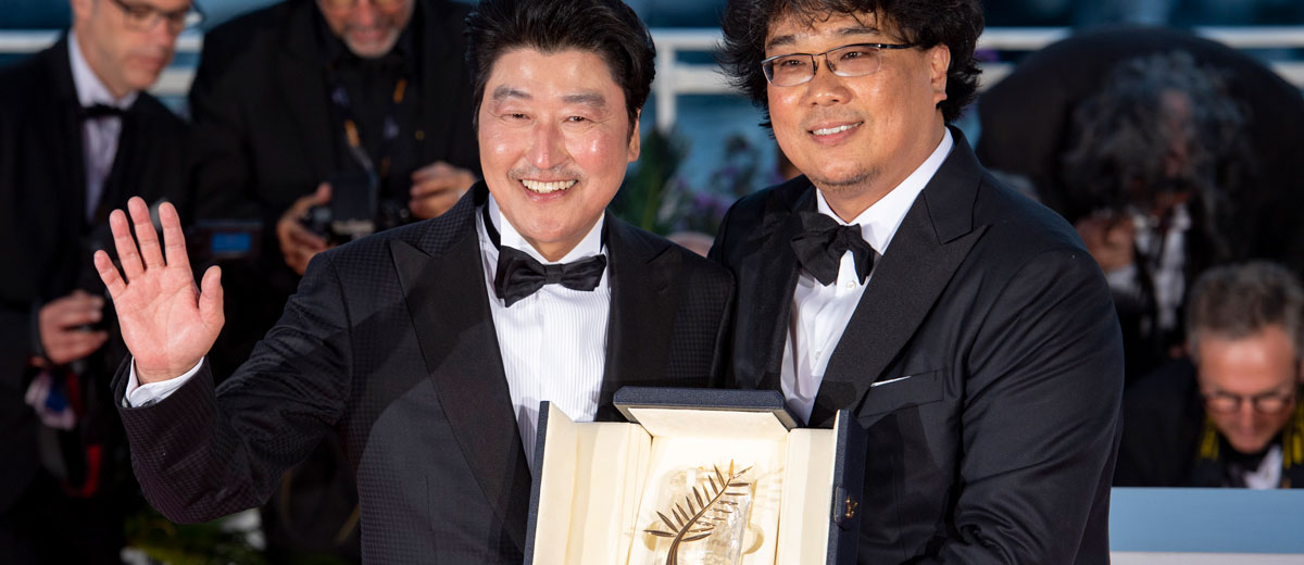 Parasite, Palme d'or au Festival de Cannes 2019.