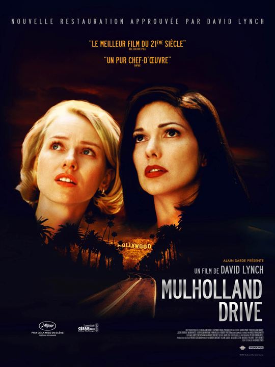 Affiche fu film Mulholand Drive