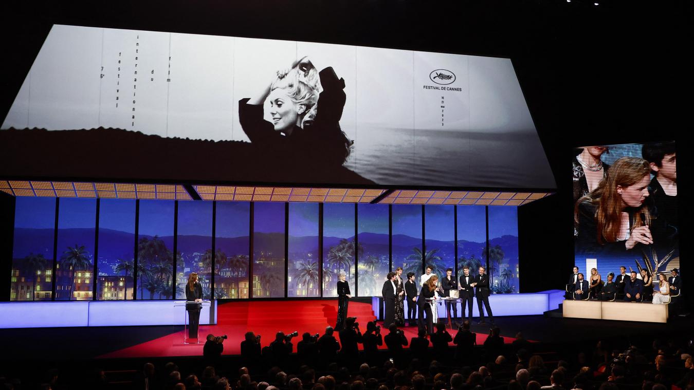 Cérémonie de clôture du 76e Festival de Cannes © AFP