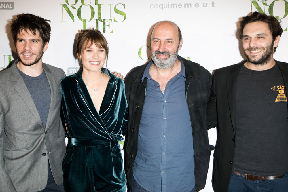 Francois Civil, Ana Girardot, Cedric Klapisch et Pio Marmai - Avant-Première de 'Ce qui Nous Lie' - 12 Juin 2017 - Paris 