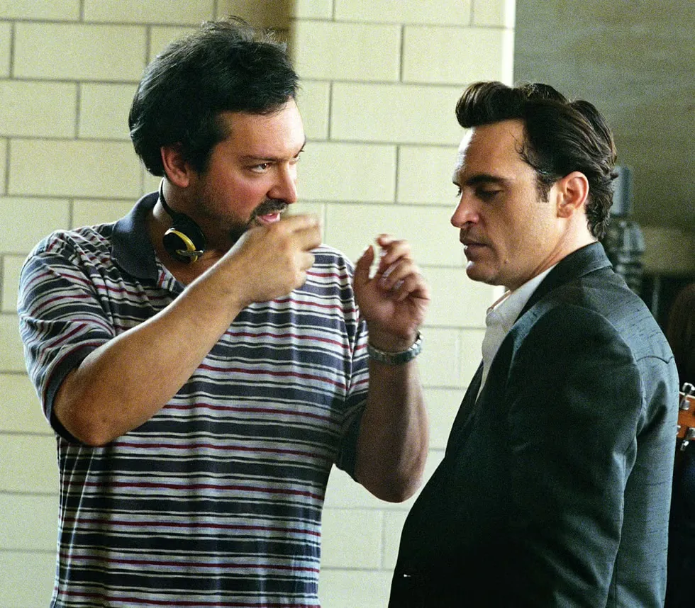 James Mangold et Joaquin Phoenix sur le tournage de « Walk the Line » /Suzanne Tenner/ ©20th Century Fox