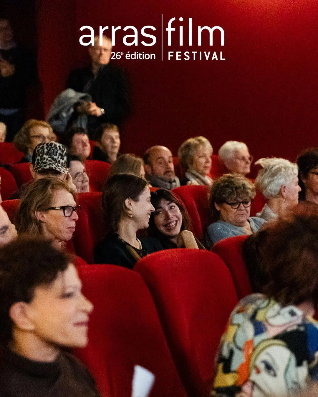 Photo de spectateurs au Festival Arras Film