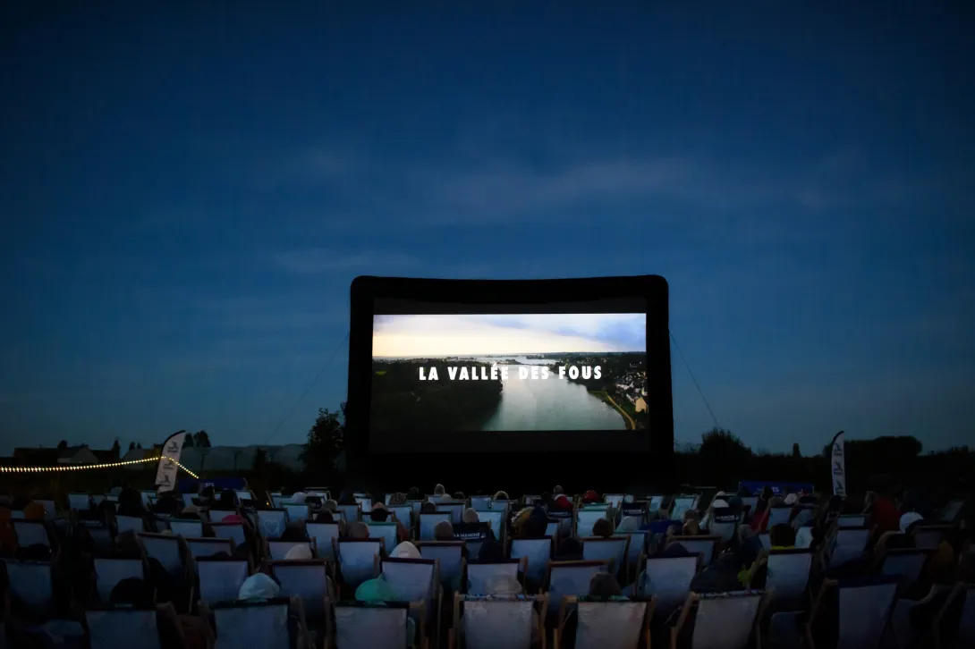 Photo prise durant Les Egaluantes 2024 pendant une projection