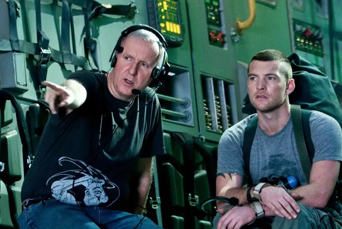 James Cameron sur le tournage d'Avatar. ©20th Century Fox