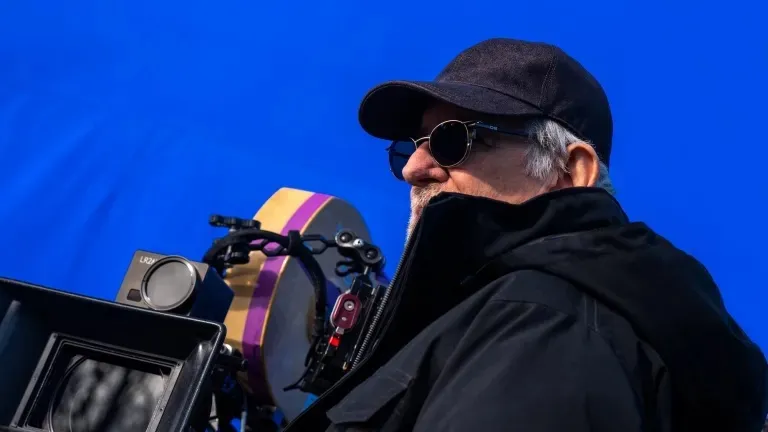 Steven Spielberg sur le tournage de "Disclosure Day", ©Universal Pictures